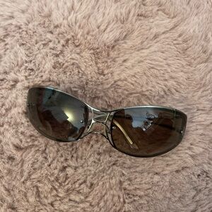 Jean Paul Gaultier Silver and Black Sunglasses RARE